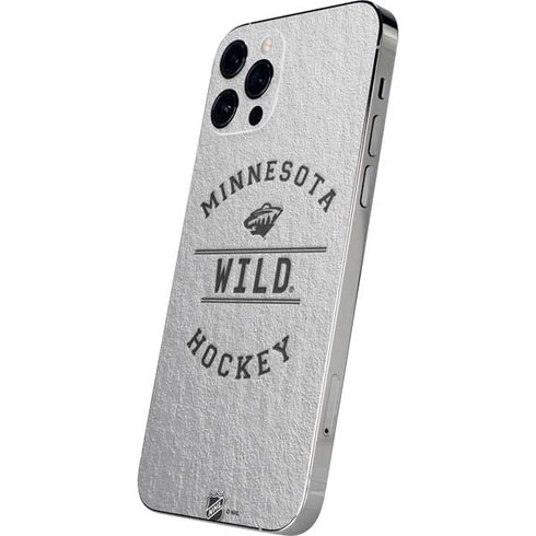 NHL Minnesota Wild Black Text iPhone 12 Pro Max Skin